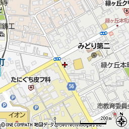 三重県伊賀市緑ケ丘本町1675周辺の地図