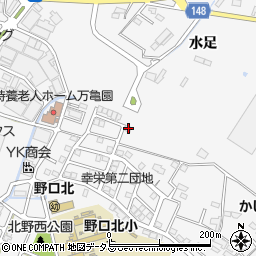 兵庫県加古川市野口町水足94-5周辺の地図