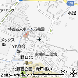 兵庫県加古川市野口町水足94-17周辺の地図