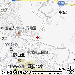 兵庫県加古川市野口町水足94-12周辺の地図