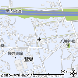 静岡県袋井市鷲巣572周辺の地図