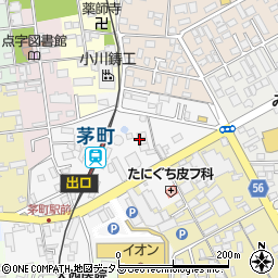 上野ガス株式会社　夜間用周辺の地図