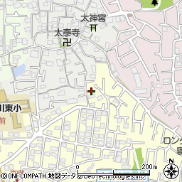 大阪府寝屋川市太秦緑が丘4-3周辺の地図