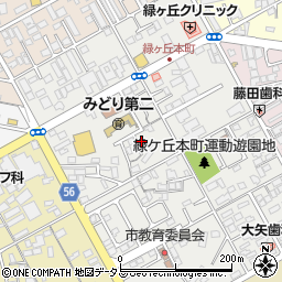 三重県伊賀市緑ケ丘本町1690-12周辺の地図