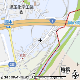 静岡県袋井市国本216-1周辺の地図