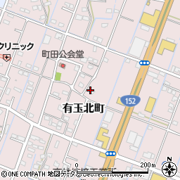静岡県浜松市中央区有玉北町1827周辺の地図