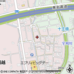 静岡県袋井市堀越1065周辺の地図
