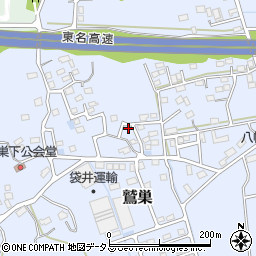 静岡県袋井市鷲巣562-12周辺の地図