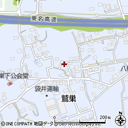 静岡県袋井市鷲巣562周辺の地図