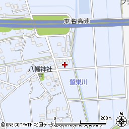 静岡県袋井市鷲巣757周辺の地図