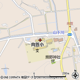 磐田市立　向笠幼稚園周辺の地図
