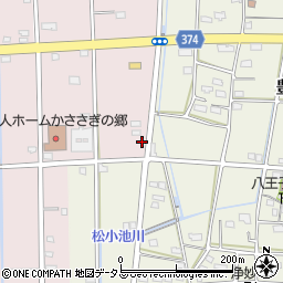 静岡県浜松市中央区恒武町873周辺の地図