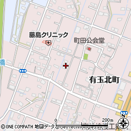 静岡県浜松市中央区有玉北町1951周辺の地図