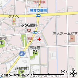 静岡県浜松市中央区恒武町797周辺の地図