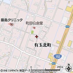 静岡県浜松市中央区有玉北町1881周辺の地図
