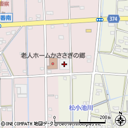 静岡県浜松市中央区恒武町842周辺の地図