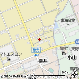 静岡県袋井市延久156-9周辺の地図