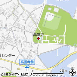 高薗寺周辺の地図