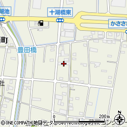 静岡県浜松市中央区豊西町518周辺の地図