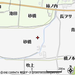 京都府木津川市加茂町河原砂橋周辺の地図
