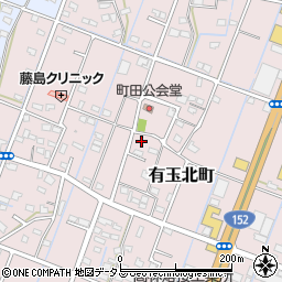 静岡県浜松市中央区有玉北町1882周辺の地図
