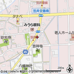 大阪空気浜松周辺の地図