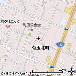 静岡県浜松市中央区有玉北町1887周辺の地図