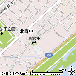 兵庫県赤穂市北野中42周辺の地図