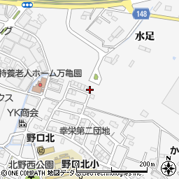 兵庫県加古川市野口町水足94-7周辺の地図