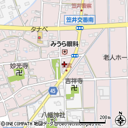 静岡県浜松市中央区恒武町293周辺の地図
