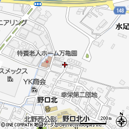 兵庫県加古川市野口町水足94-43周辺の地図
