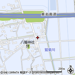 静岡県袋井市鷲巣758-7周辺の地図