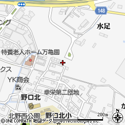 兵庫県加古川市野口町水足94-8周辺の地図