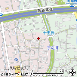 静岡県袋井市堀越1029-1周辺の地図