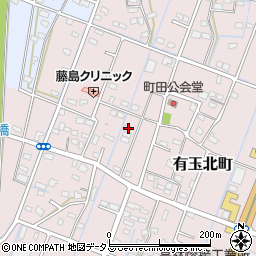 静岡県浜松市中央区有玉北町1948周辺の地図