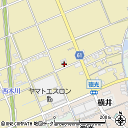 静岡県袋井市延久238周辺の地図