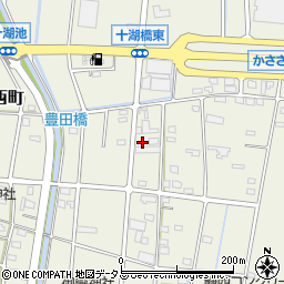 静岡県浜松市中央区豊西町515周辺の地図