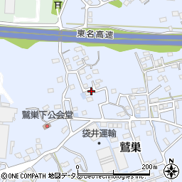 静岡県袋井市鷲巣503周辺の地図