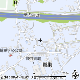 静岡県袋井市鷲巣560-5周辺の地図