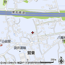 静岡県袋井市鷲巣571周辺の地図