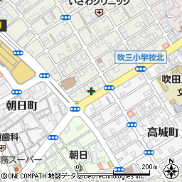 尼崎信用金庫吹田支店周辺の地図