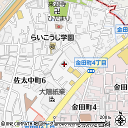 キリン堂　守口佐太中町店周辺の地図