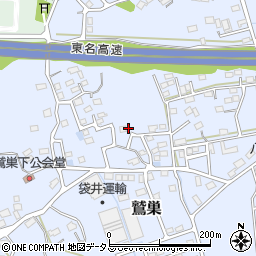 静岡県袋井市鷲巣560周辺の地図