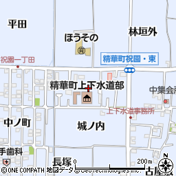 京都府精華町（相楽郡）祝園（門田）周辺の地図