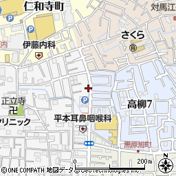○杉本駐車場周辺の地図