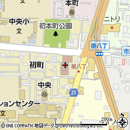 日本郵政寝屋川郵便局周辺の地図