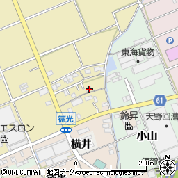 静岡県袋井市延久170周辺の地図