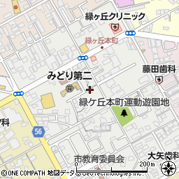 三重県伊賀市緑ケ丘本町1688周辺の地図