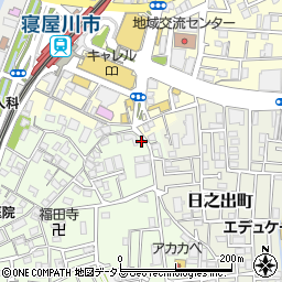 タイムズ寝屋川第４駐車場周辺の地図