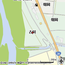 京都府木津川市山城町椿井古川周辺の地図